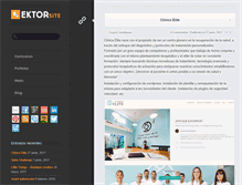 Tablet Screenshot of ektorsite.com